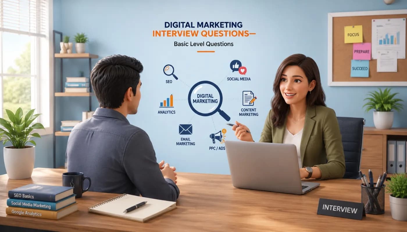 DIGITAL MARKETING INTERVIEW QUESTIONS- Basic Level Questions