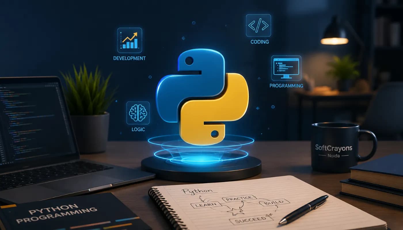 Mastering Python: Elevate Your Coding Journey with SoftCrayons in Noida