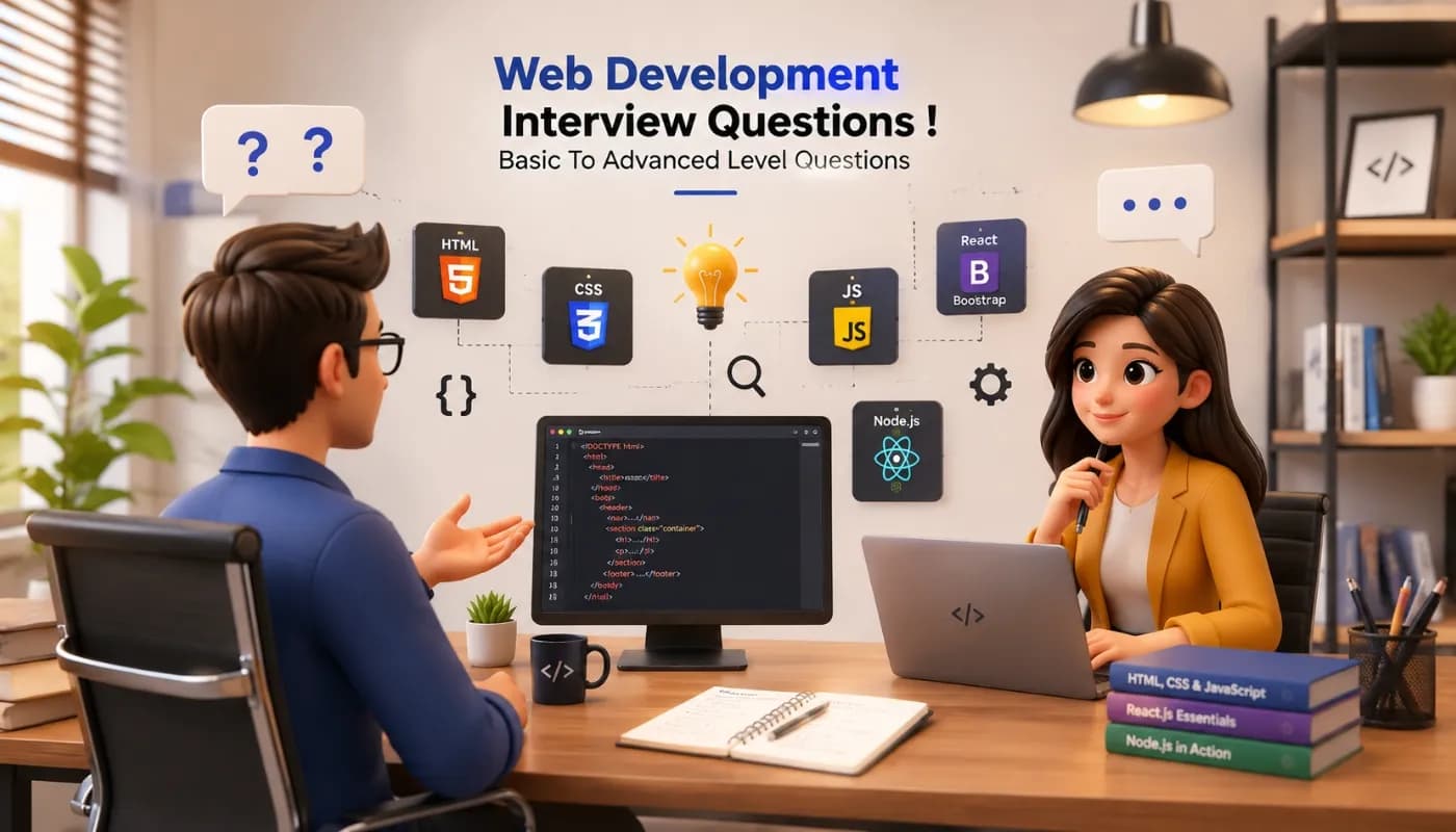 Web Development Interview Questions ! Basic To Advanced Level Questions