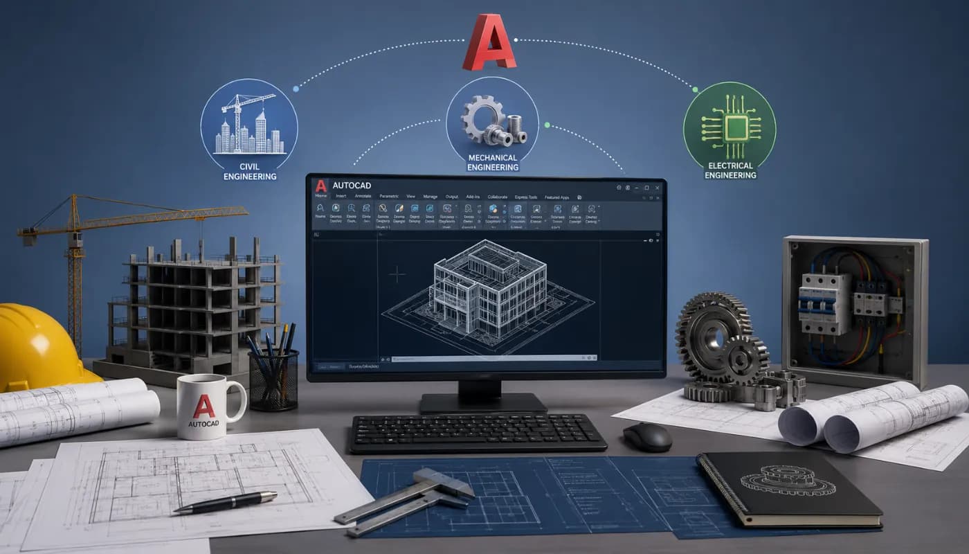 AutoCAD Training for Civil, Mechanical, and Electrical Engineer