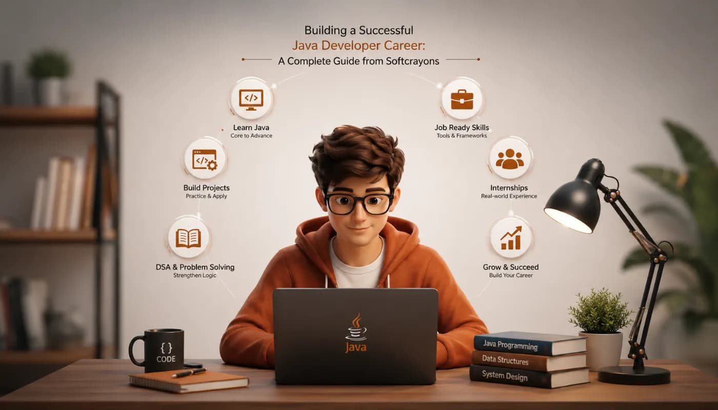 Building a Successful Java Developer Career: A Complete Guide from Softcrayons