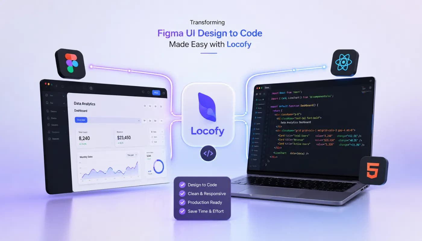 Transforming Figma UI Design to Code Made Easy with Locofy!