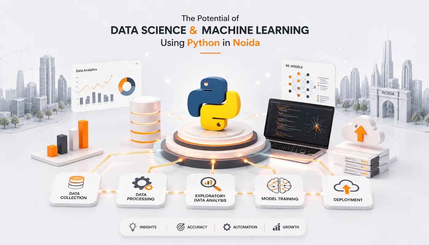 The Potential of Data Science and Machine Learning Using Python in Noida