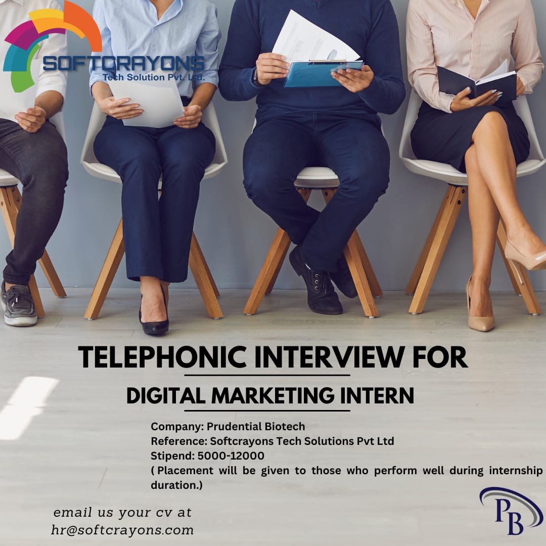 Telephonic Interview For Digital Marketing Intern