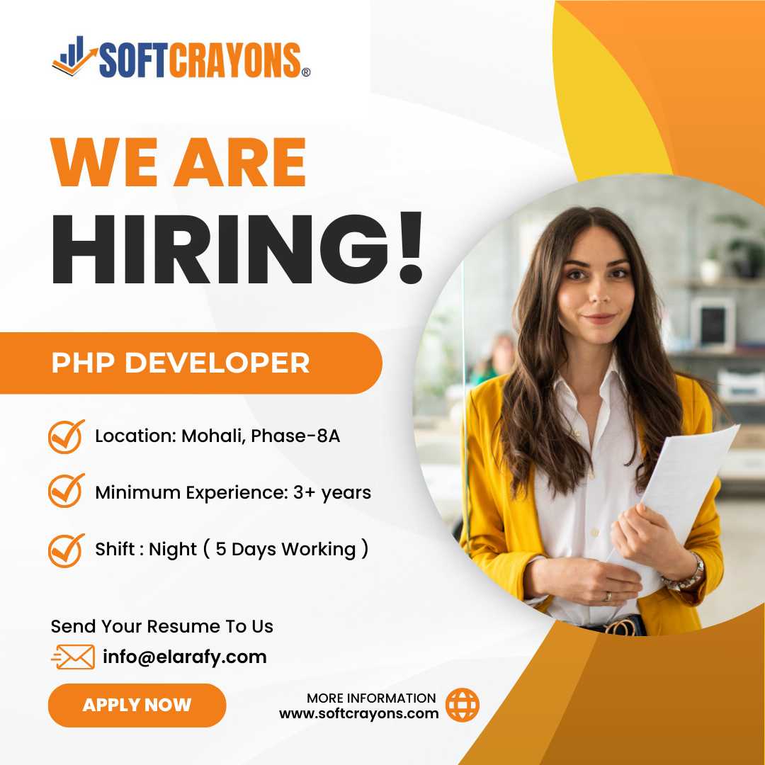 Job opening for Php Developer